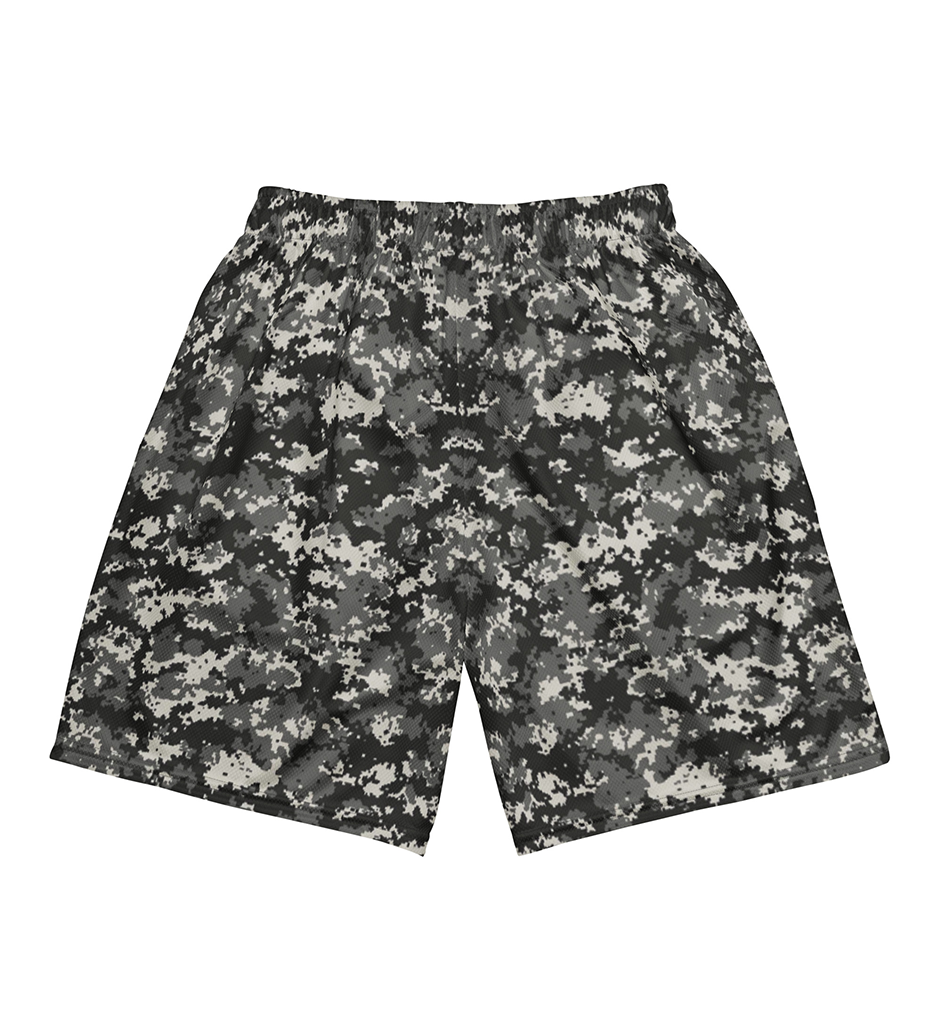 DIGITAL CAMO MESH SHORTS