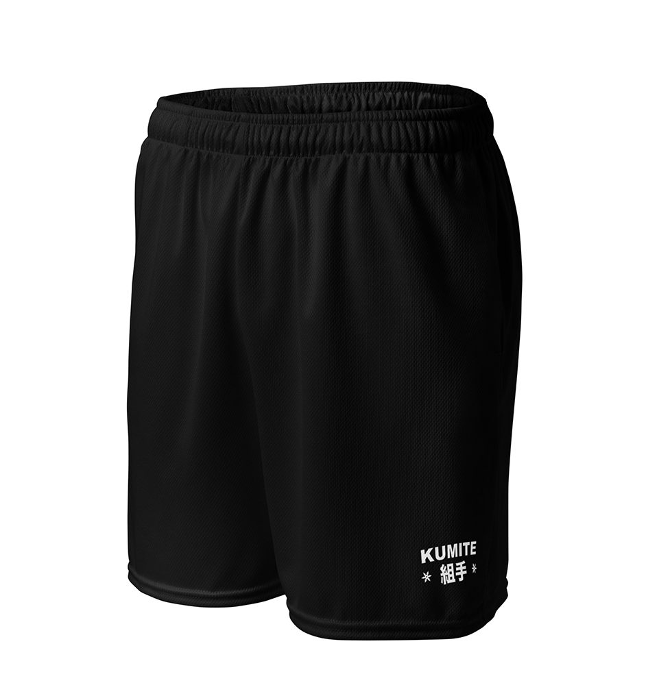 LOGO MESH SHORTS (BLACK)