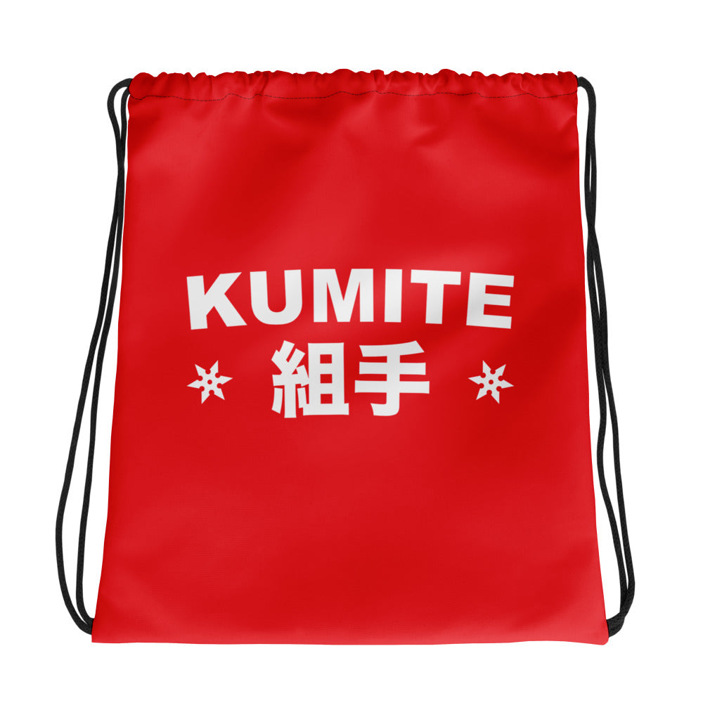 RED DRAWSTRING BAG
