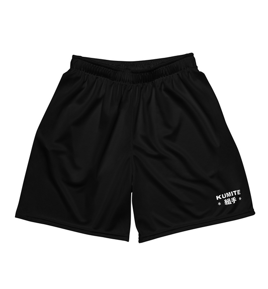 LOGO MESH SHORTS (BLACK)