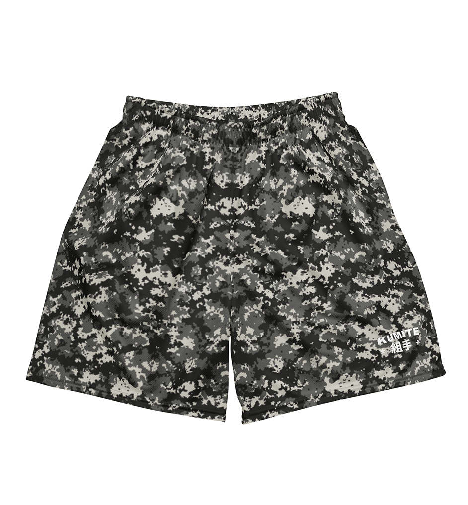 DIGITAL CAMO MESH SHORTS