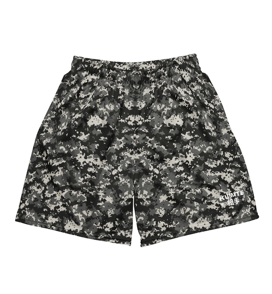 DIGITAL CAMO MESH SHORTS